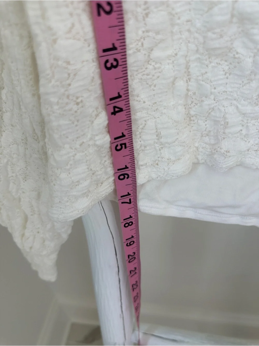 Free People Jasmine Tea Time Cream Textured Puff-Sleeve Knit Top Keyhole Back